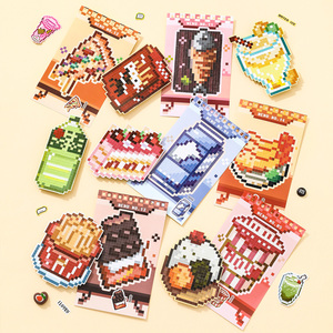 <span class=keywords><strong>Livre</strong></span> d'autocollants puzzle à reliure spirale SIMNO – 30 feuilles <span class=keywords><strong>de</strong></span> motifs alimentaires mignons pour le jeu créatif et le journaling - Product Image 6