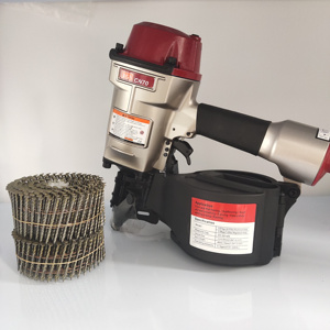 Cloueuse à bobine industrielle CN70 alimentée par batterie pour palettes en bois - Product Image 3