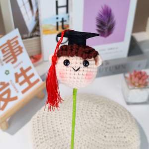 Sombrero <span class=keywords><strong>de</strong></span> Mago <span class=keywords><strong>de</strong></span> Halloween terminado Ramo <span class=keywords><strong>de</strong></span> animales para niños y niñas Ramo <span class=keywords><strong>de</strong></span> ganchillo tejido <span class=keywords><strong>de</strong></span> lana a mano escolar - Product Image 6