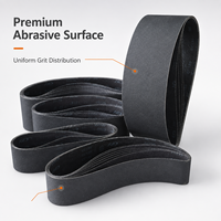Bande abrasive en carbure de silicium noir de qualité supérieure, résistante à l'usure, pour le ponçage et le polissage du bois