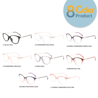 Jinhong - Monturas de Gafas de Acetato de Moda al por Mayor para Unisex, Diseño de Ojo de Gato, Monturas Ópticas de Alta Calidad