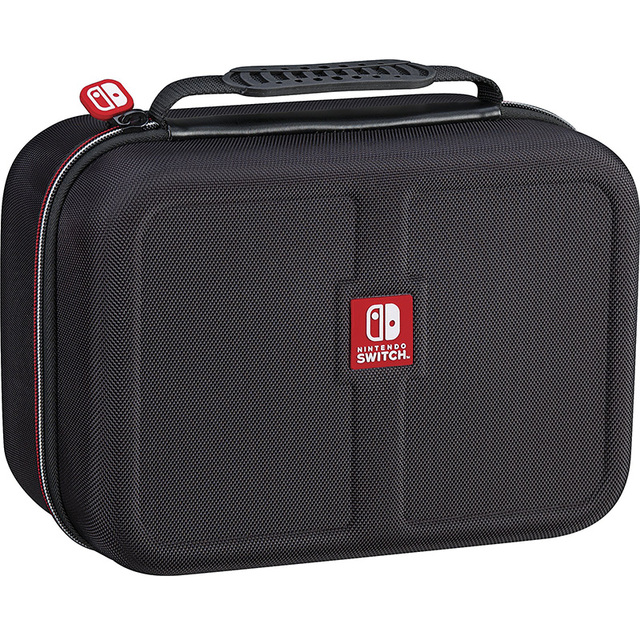 YOUDU Black Ballistic Nylon Waterproof Shockproof Dustproof EVA Foam Zippered Carrying Case for Nintendo Switch System