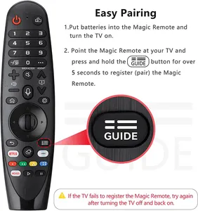 Voice Magic Remote AKB75855501 For LG AN-MR20GA AN-MR19BA Smart TV Magic Remote Replacement With Pointer Function