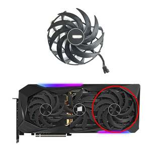 Ventilateur de carte graphique PLD10015B12H 0.55A 4Pin pour Gigabyte AORUS GeForce RTX 3070 <span class=keywords><strong>3080</strong></span> 3090 XTREME RX 6800 <span class=keywords><strong>6900</strong></span> <span class=keywords><strong>XT</strong></span> 16G ventilateur de refroidissement - Product Image 6