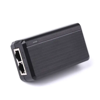 Adaptador de inyector POE de 10/100Mbps, 2 puertos RJ45, 48V, 0.5A, 24V, 1A, 12V, 2A para cámara IP CCTV de seguridad, enrutador de interruptor POE