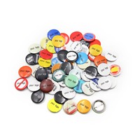Badges Boutons Ronds Personnalisés en Métal (32mm, 37mm, 58mm) avec Logo sur Mesure pour Promotion et Décoration – Vente en Gros