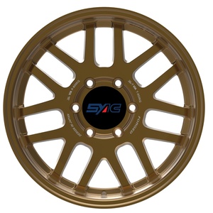 SYAC superventas diseño R18x9.0j todoterreno llantas de coche PCD 6x139,7 alta carga bronce Color fresado letra aleación de aluminio <span class=keywords><strong>ruedas</strong></span> de coche - Product Image 1