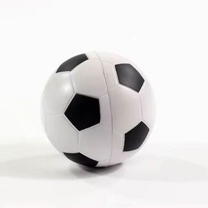 ลูกบอลบีบแก้เครียดขนาดเล็ก พิมพ์โลโก้ได้ รูปทรงฟุตบอล บอล PU ทรงกลม บรรเทาความเครียด ของเล่นพร้อมโลโก้ - Product Image 3