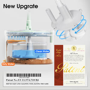 Набор для уборки Homettler: ведро и швабра с вращением на 360 градусов, товары для дома, предметы уборки, бытовая утварь - Product Image 4