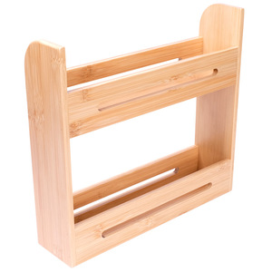 Kitchenware storage rack, countertop oil, salt, soy <b>sauce</b>, and vinegar storage rack, custom-made double-layer spice rack for - Product Image 3
