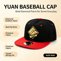 Gorra Snapback de 6 Paneles con Bordado 3D Estilo Europeo Americano, Transpirable, para Cabezas Grandes, Visera Plana, Estilo Hip-Hop, ¡Gran Venta!