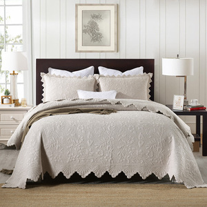 100% Cotton Embroidery <strong>White</strong> <strong>Bedspread</strong> Sets Elegant <strong>Bedspreads</strong> &amp; Coverlets - Product Image 2