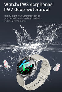 <span class=keywords><strong>2</strong></span> में 1 x10 स्मार्ट घड़ी इयरफ़ोन 1.39 "स्वास्थ्य निगरानी दबाव ब्रैसलेट nfc bt कॉल वायरलेस ईयरबड्स - Product Image 2