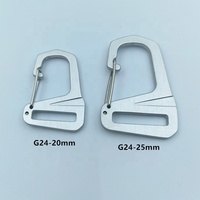 Usine En Gros Métal Aluminium g Crochet Boucle Sac Sangle Boucle 20mm 25mm
