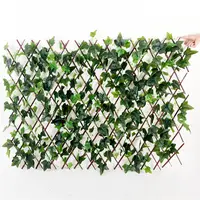 Fogliame artificiale siepe verde foglia recinzione di montaggio faux bosso parete