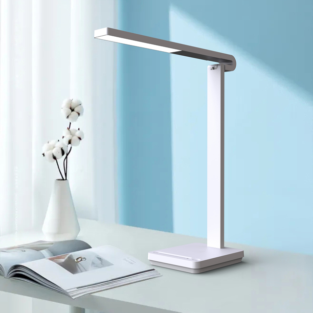Cordless Desk Lamp LED Work Light Rechargeable Battery Powered Lamp Dimmable Brightness Wireless Table Lighting for Reading