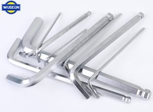 مفتاح ألن كروي مزدوج الطرف من الفولاذ المقاوم للصدأ الصناعي من ووجيون، 3 مم و4 مم و5 مم، نظام متري، قابل للتخصيص حسب الطلب - Product Image 6