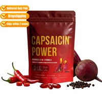 Compléments de Capsaïcine Poivre de Cayenne Antioxydant Soutien Immunitaire Formule 12-en-1 Capsules Molles Soutien Métabolique Thermogénique
