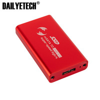 Boîtier externe portable pour disque SSD MSATA vers USB 3.0, boîtier SSD pour ordinateur portable jusqu'à 5 Gbps