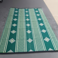 Anax Moderner Bedruckter Rechteckiger Teppich Polyester Chenille-Stil Flachflor-Teppich Gebetsteppich Rutschfest Waschbar Fleckresistent