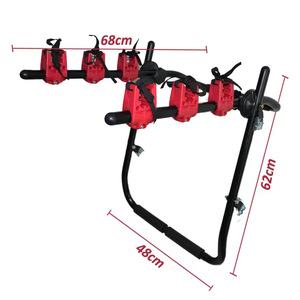 Sospensioni rastrelliere strada Mountain Bike carrier posteriore bici posteriore rimorchi per veicolo Back rastrelliere portabagagli parcheggio bici - Product Image 3