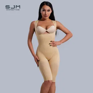 Yüzyıl güzellik özel etiket kadınlar yüksek kalite kuşak korse Shapewear Bodysuit artı boyutu dikişsiz şort vücut şekillendirici