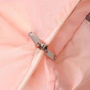 Sac à dos pliable 2 en 1 pour femme, décontracté, pour les voyages en plein air, ultraléger, imperméable, en polyester rose, double usage, sac fourre-tout pliable - Product Image 4