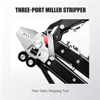 4-in-1 Multifunctional Fiber Wire Stripper Signal Fire Fiber Cleaver FTTH Optical Cable Stripping Cutting Hand Tool