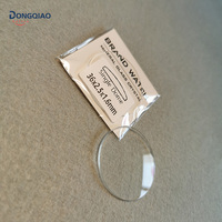 Verre de montre en saphir de qualité supérieure avec lentille achromatique, revêtement antireflet, résistant aux rayures, personnalisable OEM
