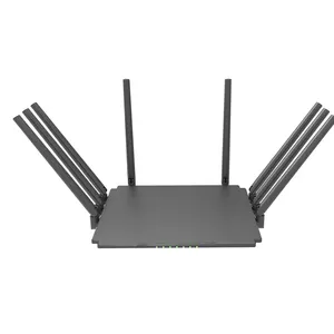 AC3000Mbps Wifi Router tri-band Pintar Wi-Fi Router dengan 8 Antena Eksternal Gigabit Ethernet