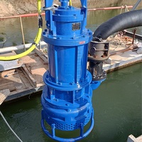 Pompes à boues électro-submersibles, pompe à boues électrique submersible avec agitateur intégré, pompe à sable électrique submersible