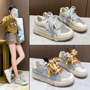 Colorful Lace New Chaussures De Sport Running Female Casual <b>Shoes</b> Low Top 2025 Women Sneakers - Product Image 4