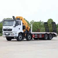 Grúa Hidráulica Articulada Montada en Camioneta SHACMAN de 20, 23, 25, 28, 30, 35 y 38 Toneladas, Grúa de Brazo Plegable