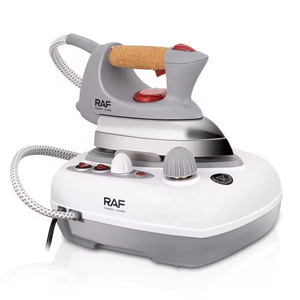 Plancha à vapeur électrique RAF au design italien rétro, 2000 W, plateforme à vapeur professionnelle, semelle en aluminium - Product Image 1
