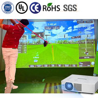 Simulateur multisports d'amusement en salle : golf et football