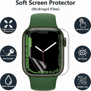 Protection d'écran pour montre connectée de qualité supérieure, EPU transparent auto-réparant, ultra-fin, étanche, couverture intégrale, anti-traces de doigts, 3D/2.5D - Product Image 2