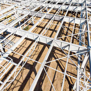 Structure en acier préfabriquée multi-voûtes sur mesure de grande envergure pour entrepôt, école, appartement, usage extérieur, moderne - Product Image 2