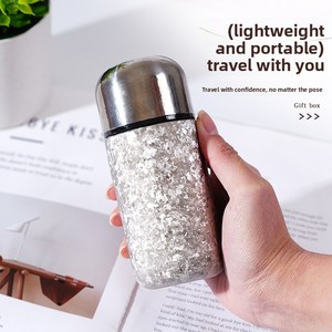 กระติกน้ำสุญญากาศไทเทเนียมแท้ 150 มล. 5 ออนซ์  แบบพกพาเคลือบผิวธรรมชาติ - Product Image 3