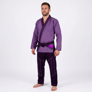 <b>Purple</b> BJJ Gi <b>Kimono</b> 100% Cotton Regular Fit Durable Brazilian Jiu Jitsu Gi Adult Martial Arts Wears training uniform - Product Image 1