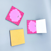 Mini bloc-notes auto-adhésif personnalisé, ensemble de notes autocollantes bon marché, signets pour journal de poche, écriture, style petit bloc