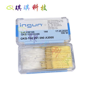 Sonda Ingun Gks100 291 090 A3000, Pin de Resorte de Tres Puntas de 100mil para Piezas de Instrumentos - Product Image 1