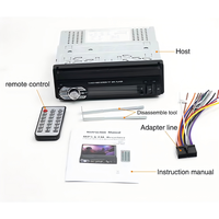 Reproductor MP3/MP5/MP4 para Auto con Pantalla Táctil 1Din, Android Auto, Estéreo, Carplay Inalámbrico, Radio con Amplificador, Navegación para Auto, BT, FM