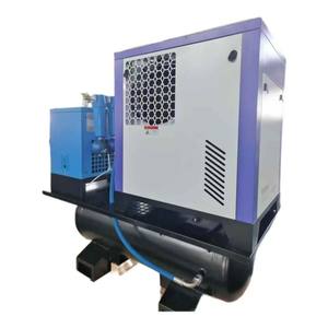 מדחס אוויר חדש 7.5 קילוואט 10 כוחות סוס, מסוג בורג מסתובב משולב, עם אינוורטר, חסכוני באנרגיה ושקט. - Product Image 4