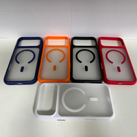 Étui transparent à aspiration magnétique TPU+PC+Magnétique antichoc pour 17 Pro Max 16 Protection intégrale anti-chute