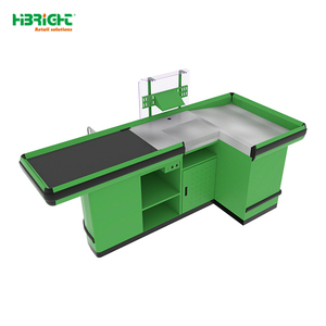 High Quality Fashionable High Definition Screen Automatic Moving Belt Self Checkout <b>Counter</b> Highbright HBE-CC-01 2440mm Height - Product Image 3