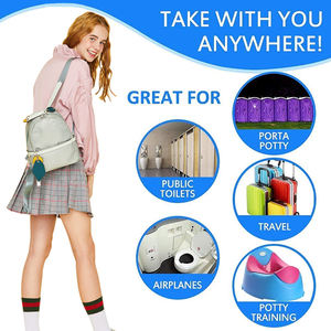 Özel seyahat tek kullanımlık plastik tuvalet oturağı kamu banyo için tek kullanımlık klozet kapağı kapakları - Product Image 5