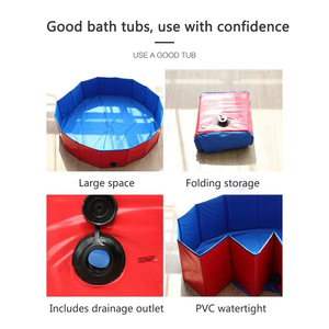 Dog <b>Swimming</b> Bath Pet Foldable <b>Bathtub</b> Large <b>Pool</b> Collapsible <b>Bathtub</b> <b>Pool</b> Kids Cool Pet Accessories Out Cooling - Product Image 4