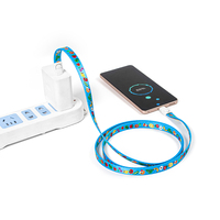 Cable de Carga 2 en 1 para Teléfono con Correa para el Cuello, Cable Rápido USB C a C PD 60W, Correa de Poliéster Antirrobo