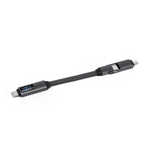 สายชาร์จแม่เหล็ก<span class=keywords><strong>แบ</strong></span>บพวงกุญแจ 3 in 1 กำลังไฟ 100W พร้อมจอแสดงผล รองรับการชาร์จเร็ว PD 100W 5A OTG Type C <span class=keywords><strong>ชาร์จ</strong></span>เร็วพิเศษสำหรับ <span class=keywords><strong>iPhone</strong></span> 16 17 - Product Image 2