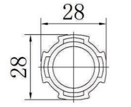 कारखाने विशेष अनुकूलित प्लास्टिक पाइप फिटिंग एक्सेसरी एल्यूमीनियम ट्यूबेट पाइप फिटिंग अंत प्लग - Product Image 2